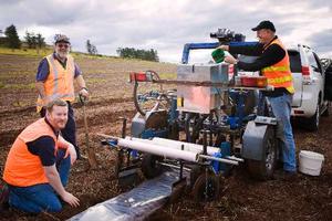 Australia's Cooperative Research Centre for Polymers conducts research on plastics and bioplastics, including projects to help farmers better protect their crops.